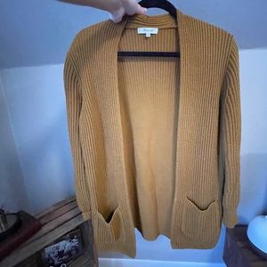 Madewell cardigan. XXS. Rustic orange.